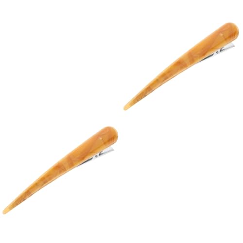 IWOWHERO 2 Stück Ansatzclips Für Lockiges Haar Acetat-clip Vintage-krokodilklemme Modisches Haar-accessoire Für Frauen von IWOWHERO