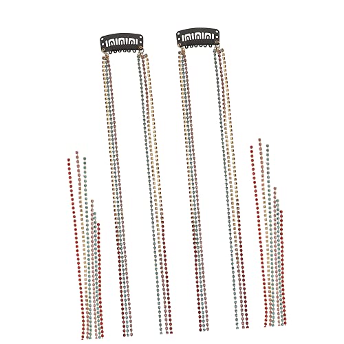 IWOWHERO Handwerkskunst Haarband Quaste 2 Stück Haarspangen Für Zöpfe Modeschmuck Für Frauen von IWOWHERO