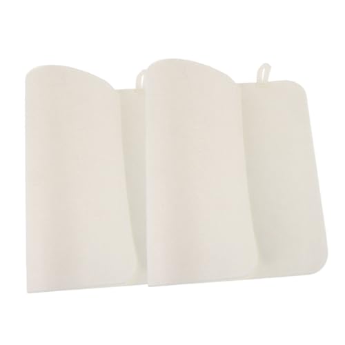 IWOWHERO 2 Stück Isoliertes Saunakissen Für Männer/frauen Hitzebeständige Filzbankmatte Tragbare Badematte Filzzeltunterlage von IWOWHERO