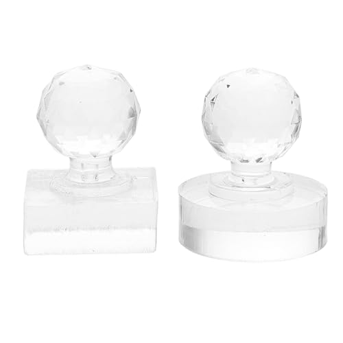 IWOWHERO 2 Stück Lidschatten Pressstempel Makeup Tool Magnetische Palette Kompatibel Kompakt Benutzerfreundlich Effizient für Puderreparatur und Blush Pressung für Unterwegs und Reisen von IWOWHERO