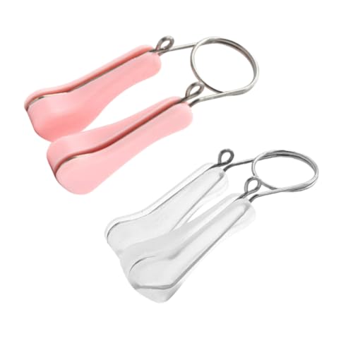 IWOWHERO 2 Stück Nasenheber Clip Teiliges Nasenlifting Shaper Nasenrücken Former für Frauen und Mädchen Gerader Nasensteg Schmerzfrei Langlebig Transparent Weiß IWOWHERO 2 Stück Nasenheber Clip Teiliges Nasenlifting Shaper Nasenrücken Former für Frauen und Mädchen Gerader Nasensteg Schmerzfrei Langlebig Transparent Weiß von IWOWHERO