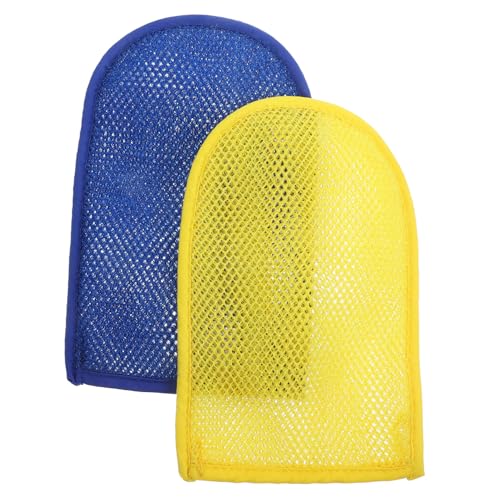 IWOWHERO 2 Stück Peeling-duschhandschuhe – Badehandschuhe Für Männer Tiefenpeeling-handschuhe Mit Hautfreundlichem Material Für Männer von IWOWHERO