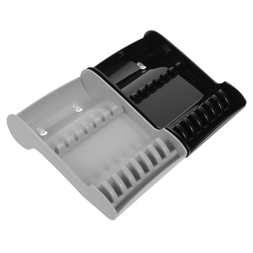 IWOWHERO 2 Stück Scherenhalter für Friseure Stabiler Moderner Scissor Organizer mit Stilvollem Design Praktisches Haarschneide Werkzeug Regal für Salon und Barbier Arbeitsplatz von IWOWHERO