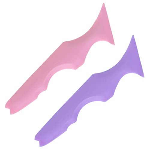 IWOWHERO 2 Stücke Silikon Eyeliner Werkzeug Augen Schablone Augenbrauen Schablonen Für Mascara Zeichenhilfe Schatten Guide Vorlage Sichere Wiederverwendbare Make-up Werkzeuge von IWOWHERO