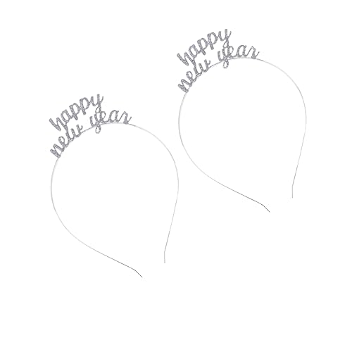 IWOWHERO Glänzendes Haarband Mit Strass Für Das Neue Jahr Kreatives Festival Haaraccessoire Funkelnde Schmuck Haarreifen Für Damen Und ädchen von IWOWHERO