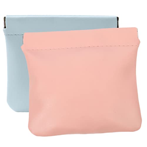 IWOWHERO Mini-Make-up-Taschen Für Die Handtasche 2 Stück Weiche Kosmetik-Organizer-Tasche Lippenstift-etui von IWOWHERO