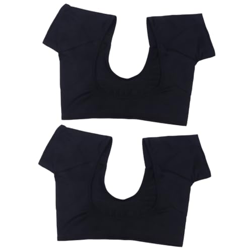IWOWHERO 2stücke Damen Sweat-absorber Unterarm Vest Mit Atmungsaktiven Pads Kurzarm Unterwäsche Für Effektiven Schutz Vor Schweißflecken von IWOWHERO