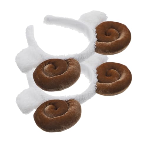 IWOWHERO 2 Stücke Ohren Stirnband Haar Hoop Ohr Plüsch Make Up Stil Horn Schafe Element Entzückende Decor Headwear Band Cartoon Party IWOWHERO 2 Stücke Ohren Stirnband Haar Hoop Ohr Plüsch Make Up Stil Horn Schafe Element Entzückende Decor Headwear Band Cartoon Party von IWOWHERO