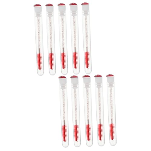 IWOWHERO 20stücke Wimpernbürste Für Mascara Ergonomischer Wimpern Und Augenbrauenkamm Für Präzise Trennung Und Styling Für Make-up-anwendungen Und Wimpernverlängerung Transparentem von IWOWHERO