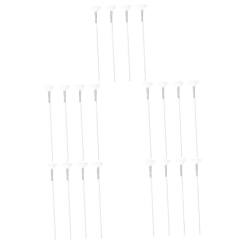 IWOWHERO 20 Stk Maskenpinsel Maskenapplikator Lüfter Reinigungsflüssigkeit Für Make-up-pinsel Lidschatten Schwamm Reiniger Gesicht Palette Wimpernzange Wimperntusche Bausatz Abs Weiß Nylon von IWOWHERO