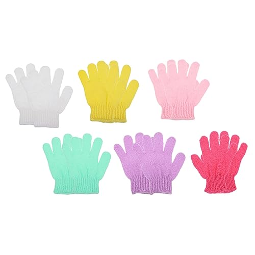 IWOWHERO 20 Stk Peeling-Handschuhe Schlamm-Peeling-Handtuch Reinigung Körper wiederverwendbar Geschirrspülen massagehandschuh massage handschuh Badehandschuh Duschhandschuhe Nylon Colorful von IWOWHERO