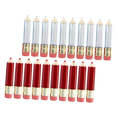 IWOWHERO 20 Stücke Mini Bleistift Lip Gloss Rohr Für Gloss Glasur Geruch-freies Weiche Kunststoff von IWOWHERO