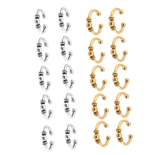 IWOWHERO 20 Stück Teiliges Braid Clip Ringe aus Langlebiger Legierung DIY Haar accessoires für Flechtfrisuren Extensions und Vielseitige Haarstyling dekorationen für Damen und Mädchen von IWOWHERO