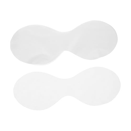 IWOWHERO 200 Stück Augenmasken aus Reiner Baumwolle Doppelt Verknüpftes nicht Gewebtes Hautpflege Papier Atmungsaktiv und Hautfreundlich Geeignet für DIY Feuchtigkeitspflege und von IWOWHERO