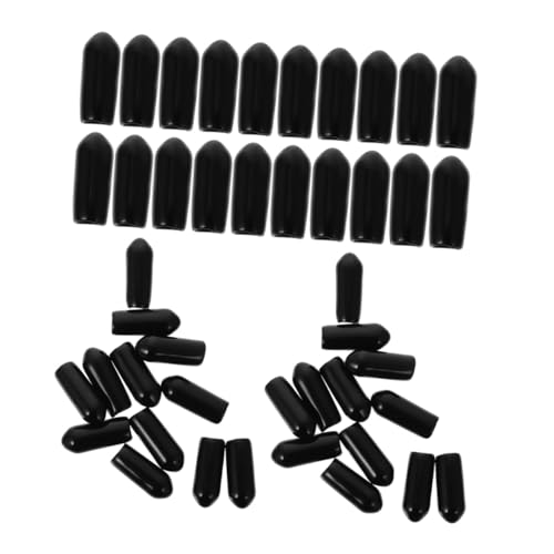 IWOWHERO 200 Stück Gummi Endkappen für Haarreifen Robuste Kopfbügel endschutzkappen Innendurchmesser Passend für Haarreifen DIY Haarschmuck Zubehör für Sicheren Sitz und Schutz von IWOWHERO