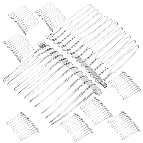 IWOWHERO 20pcs Braut Haar Kamm Hochzeit Haar Zubehör Floral Haar Stücke für Brautjungfer von IWOWHERO