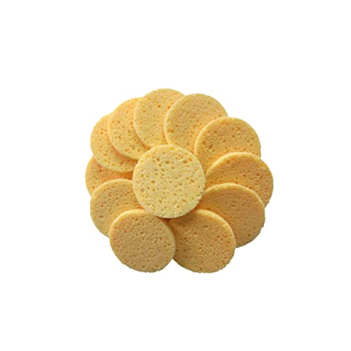 IWOWHERO 20stücke Runde Wattepads Aus Hautfreundlicher Baumwolle Make-up-entferner-pads Gesichtsreinigungsquaste Komprimierte Zellulose Für Tägliche Reinigung Und Make-up-entfernung Hautfar von IWOWHERO