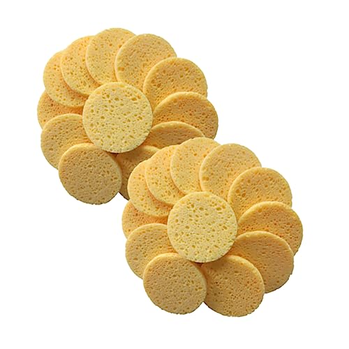 IWOWHERO 20stücke Hautfreundliche Wattepads Make-up-entferner-pads Runde Schwämme Für Gesichtsreinigung Hautfarbe Leicht Zu Waschen von IWOWHERO