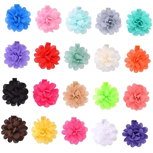 IWOWHERO 20stücke Kleine Blumen-haarspangen Für Junge Mädchen Haarschmuck Mit Blumen Für Mädchen Kleinkinder Haarspangen Aus Hochwertigen Materialien von IWOWHERO