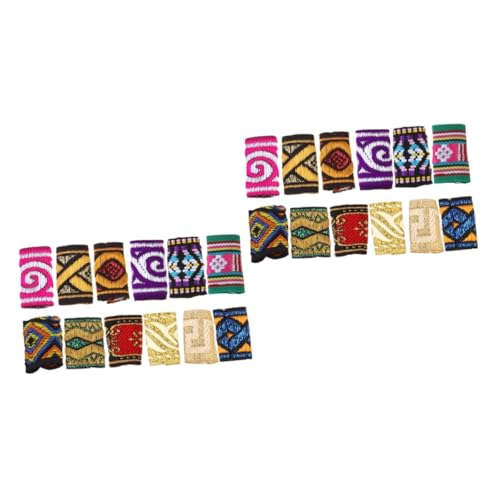 IWOWHERO 2 Sets Einzigartige Haar-accessoires Zum Flechten Dekorative Haarmanschetten Haare Für Dreadlocks Haarschmuck Tube-haar-accessoire-set 12 Stück * 2 von IWOWHERO