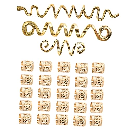 IWOWHERO 28-teiliges -kopfstück Mit Spiralschlangen- Zopf-accessoires Haarschmuck Für Zöpfe Und Dreadlocks von IWOWHERO