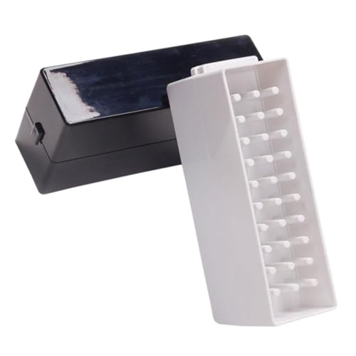 IWOWHERO 2stücke Nagelbohrer Aufbewahrungsbox Organizer Für Maniküre Zubehör Mit Schlitzdesign Zum Sauberen Lagern Und Transportieren Der Schleifköpfe von IWOWHERO