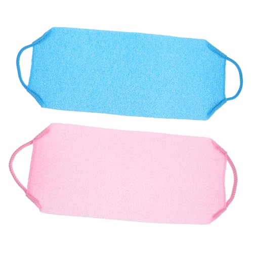 IWOWHERO Dusch-rückenschrubber Für Frauen Peeling-badeschrubber Peeling-handtücher 2 Stück Badewaschlappen Sanfte Hautreinigung von IWOWHERO