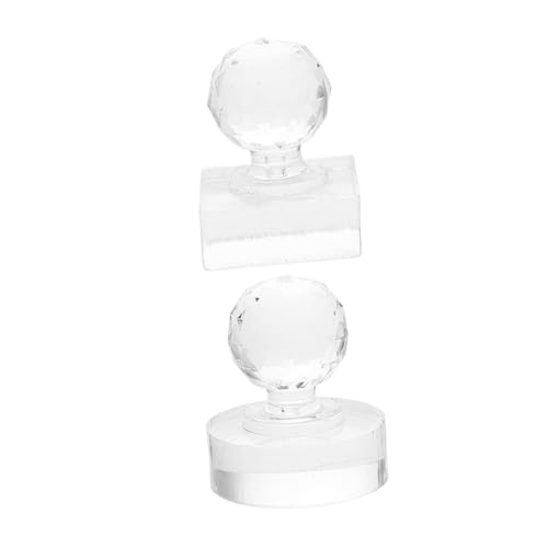 IWOWHERO 2stücke Lidschattenstempel Lidschatten-presswerkzeug Magnetische Lidschattenpalette Diy Leere Metallpfannen Make-up-zubehör von IWOWHERO