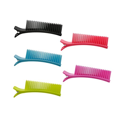 IWOWHERO 2st Extra Große Haarspangen Für Dickes Haar Clip Zum Schichten Von Haaren Haarstyling-klemmen Haarschneideklammern Zum Schichten Alligator-curl-clips Kämme Bilden Damen Haarklammer von IWOWHERO