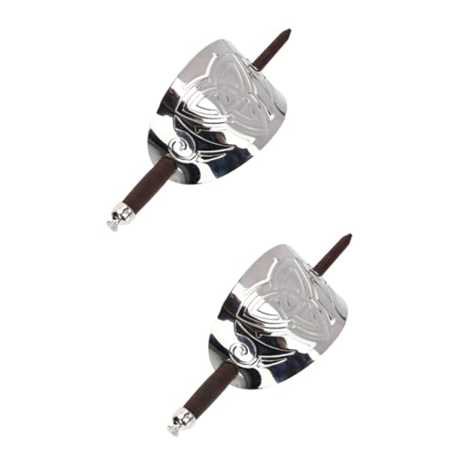 IWOWHERO 2 Stück Stilvolle Haarstab-clip Haarstab Für Dutt Haarknoten-nadel Haar-accessoires Haarstäbchen Haarknotenhalter Haar-pferdeschwanzhalter Elegant Für Anlässe von IWOWHERO