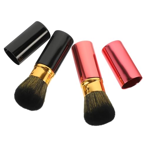 IWOWHERO 2stücke Puder-make-up-pinsel Für Gesicht Kleiner Puderpinsel Make-up-tool Für Frauen Tragbar Leicht Zu Waschen Geeignet Für Highlighter Und Mehr von IWOWHERO