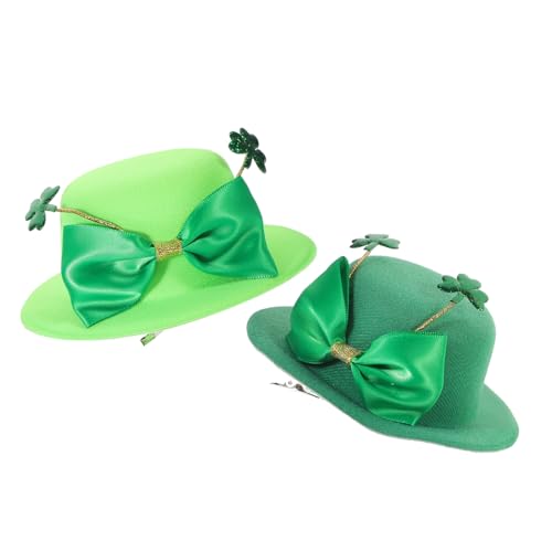 IWOWHERO 2er-pack Patricks Day-hut Mini-haarspangen Urlaubs-haar-accessoires Für Frauen IWOWHERO 2er-pack Patricks Day-hut Mini-haarspangen Urlaubs-haar-accessoires Für Frauen von IWOWHERO