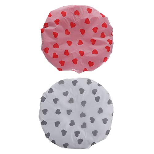 IWOWHERO 2pcs Satin Bonnet Trockenes Haar Kappe Dusche Haar Kappen Schlaf Kappe Für Frauen Mädchen von IWOWHERO