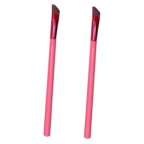 IWOWHERO 2st Augenbrauenbürste Barbier Augenbrauen-make-up-pinsel Abgewinkelter Brauenpinsel Concealer Pinsel Make-up-tool Für Frauen Fräulein Kunstpelz Make-up-tools Kosmetik von IWOWHERO