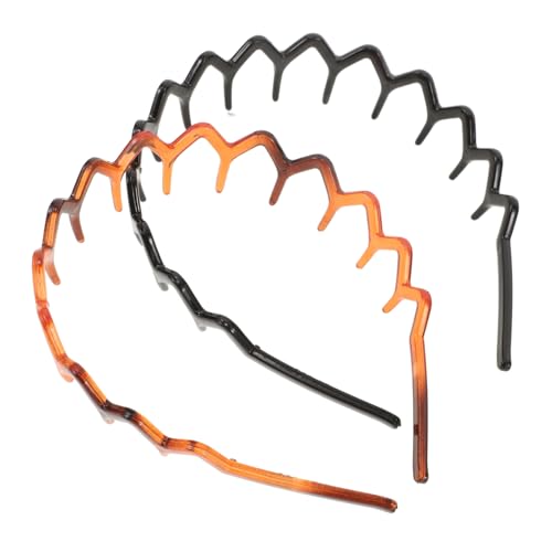 IWOWHERO 2stücke Haarreif Mit Zähnen Aus Kunststoff Damen Stirnband Mode Haarband Anti-slip Kopfband Für Frauen Haar Für Verlobungen Und Partys von IWOWHERO