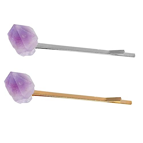 IWOWHERO 2stücke Haarnadeln Mit Kristallsteinen Für Frauen Bobby Pins Kristallsteinen Haarschmuck Für Geflochtene Haare Und Zöpfe von IWOWHERO