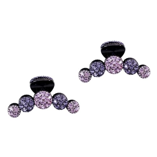 IWOWHERO 2stücke Elegante Wasserstein Haarklammer Für Frauen Stilvolle Haarzange Mit Rhinestone- Für Party Und Alltag Als Haarschmuck Für Damen Und Mädchen von IWOWHERO