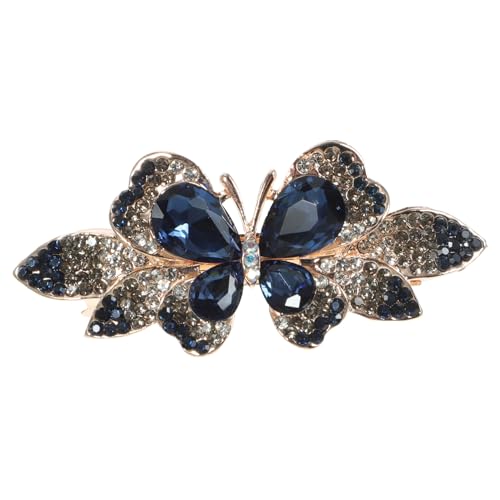 IWOWHERO 2stücke Frühling Haarspange Mit Schmetterlingsdesign Aus Strass Für Frauen Elegantes Haaraccessoire Für Hochzeiten Partys Und Alltag Geeignet Für Haartypen von IWOWHERO