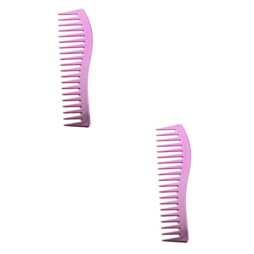 IWOWHERO 2stücke Herren-haarkamm Mit Breiten Zähnen Für Retro-ölfrisuren Professioneller Friseurkamm Für Salon Und Heimgebrauch Antistatisch Hitzebeständig Langlebig von IWOWHERO