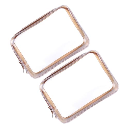 IWOWHERO 2 Stück PVC-Make-up-Tasche Mit Großer Kapazität Reise-Kosmetik-Organizer von IWOWHERO