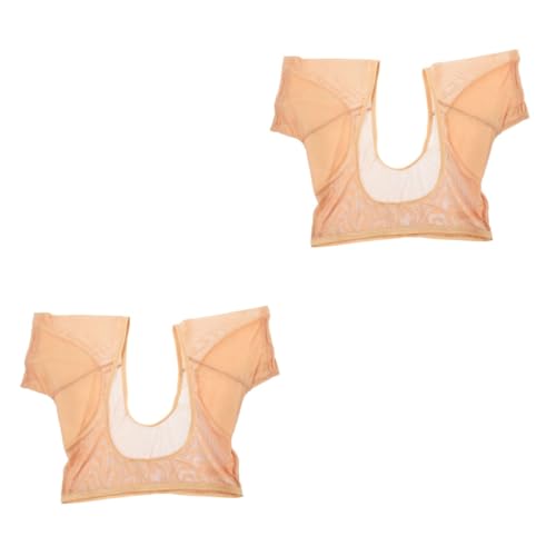 IWOWHERO 2st Schweißpads Unter Den Achseln Schweißpolster T-shirts Für Frauen Schweißpads Für Die Achseln Schweißfestes Hemd Achselpflaster Schweißfestes Achselhemd Achselhöhlen Damen Nylon von IWOWHERO