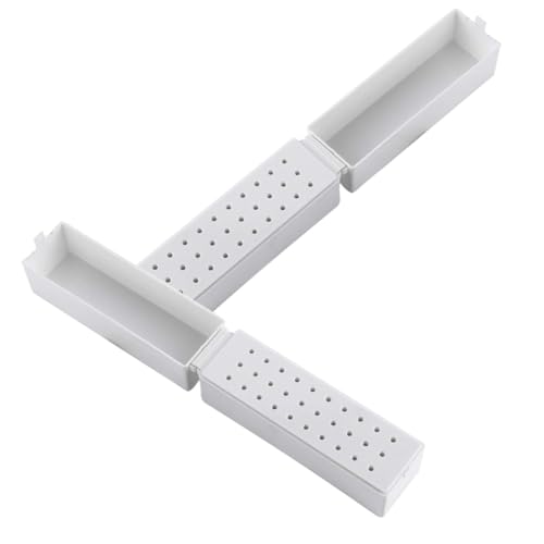 IWOWHERO 2stücke Bohrerhalter Für Nägel Behälter Für Nagelbohrer Aufbewahrungsbox Für Schleifköpfe Organizer Für Nagelwerkzeuge Halter Für Nagelbohrer Und Schleifkopfbox Für Maniküre von IWOWHERO