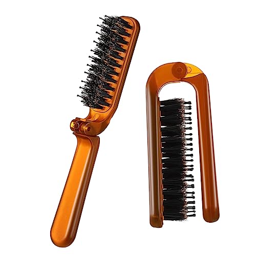 IWOWHERO 2stücke Faltbare Haarkämme Praktische Reise-kämme Für Männer Und Frauen Ergonomisches Design Langlebiges Material Für Styling Und Massage Kompakt Und Tragbar von IWOWHERO