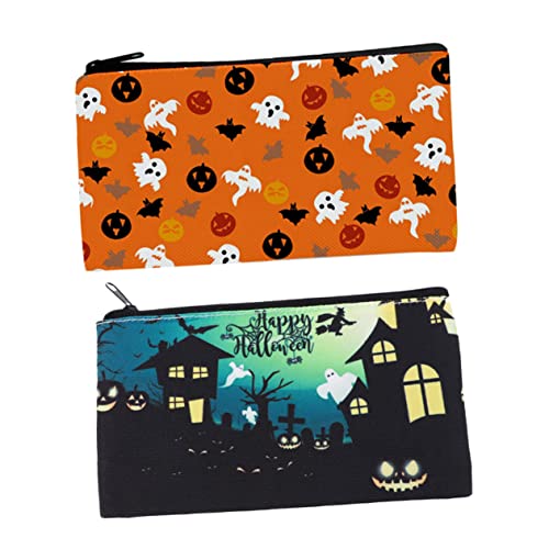IWOWHERO 2stücke Multifunktionale Halloween Kosmetiktasche Strapazierfähige Make-up Tasche Und Geldbörse Für Schule Und Mit Einzigartigem Kürbisdesign IWOWHERO 2stücke Multifunktionale Halloween Kosmetiktasche Strapazierfähige Make-up Tasche Und Geldbörse Für Schule Und Mit Einzigartigem Kürbisdesign von IWOWHERO
