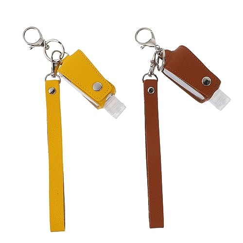 IWOWHERO 2stücke Tragbare Flaschen Mit Schlüsselanhänger Wiederbefüllbare Handflaschen Für Reisen Reiseflasche Praktisch Für Lotion Und Flüssigkeiten Für Männer Und Frauen von IWOWHERO