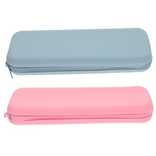 IWOWHERO 2stücke Tragbare Make-up-pinseltasche Reise-Make-up-Pinsel-etui Silikon Kompakt Organizer Für Und Stifte von IWOWHERO