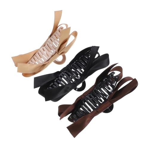IWOWHERO 3stücke Große Haarklammern Mit Schleifen-design Dekorative Haarclips Für Dünnes Und Dickes Haar Rutschfeste Haarklammern Für Damen Für Alltag Hochzeiten Und Besondere von IWOWHERO