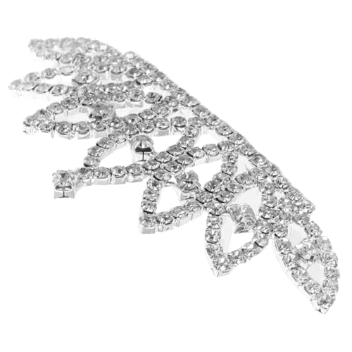 IWOWHERO 3 Stück Kinder Strass Tiara Strass Tiara Kamm Kronen Große Mädchen Haarspange Clip Wunderschöne Krone Geburtstagskrone Silberne Strasssteine Prinzessinnenkrone Mädchen von IWOWHERO