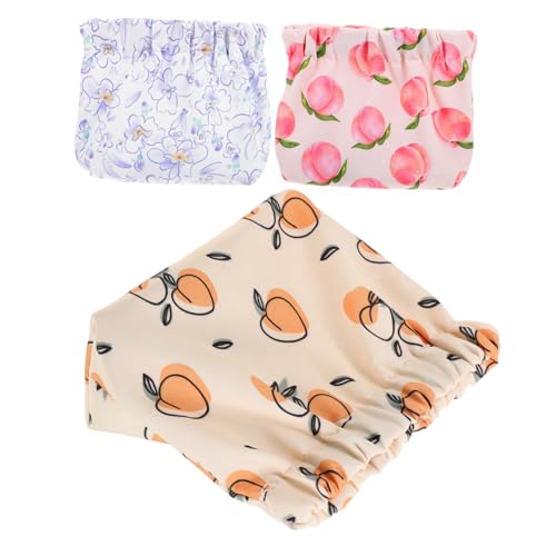 IWOWHERO Reise-Make-up-Taschen-Set 3-teilig Mini-Kosmetiktasche Für Geldbörse Lippenstiftetui Geldbörse Make-up-Pinsel-etui von IWOWHERO