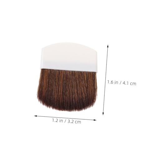 IWOWHERO 3 Stück Mini Make up Pinsel Kurze Griffe Vielseitig Einsetzbar für Puder Foundation Lidschatten Langlebig Kompakt für Reisen und Tägliches Styling von IWOWHERO